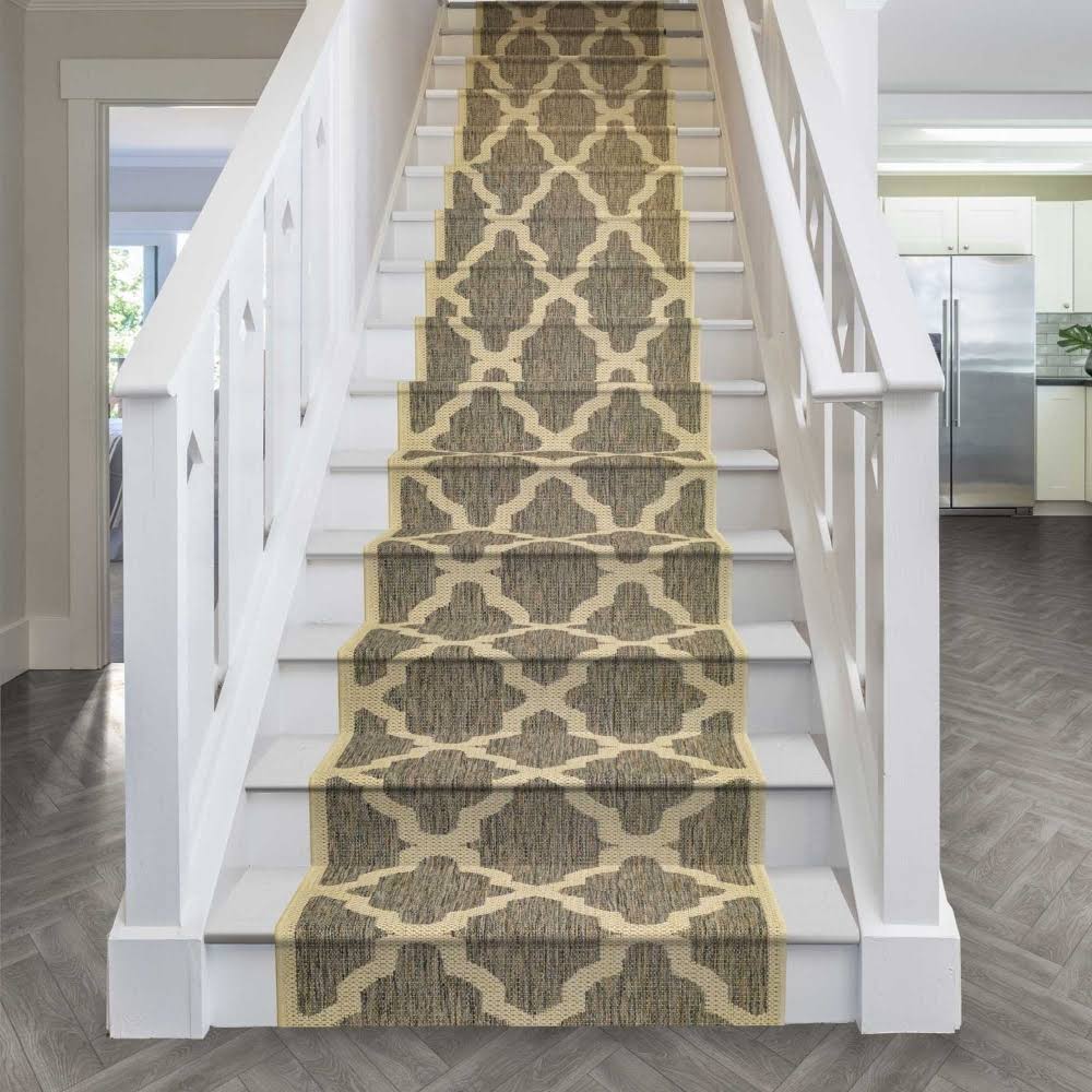 Trellis Tweed Stair Carpet Runner 2 foot K184590