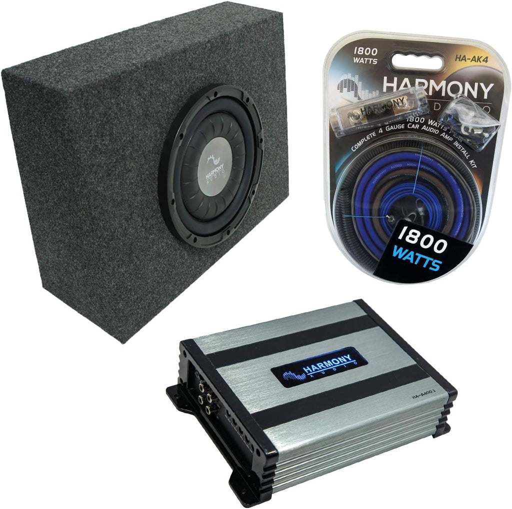 Single 12 Sub Box & HA-A400.1 S19194