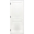 Shaker 2-Panel Solid Core Primed Pine Wood Single Prehung Interior Door L775