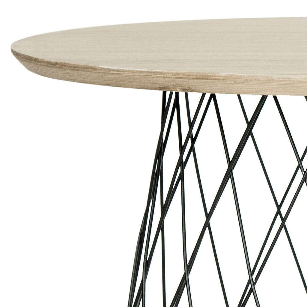 Light Grey Wood End Table N38256