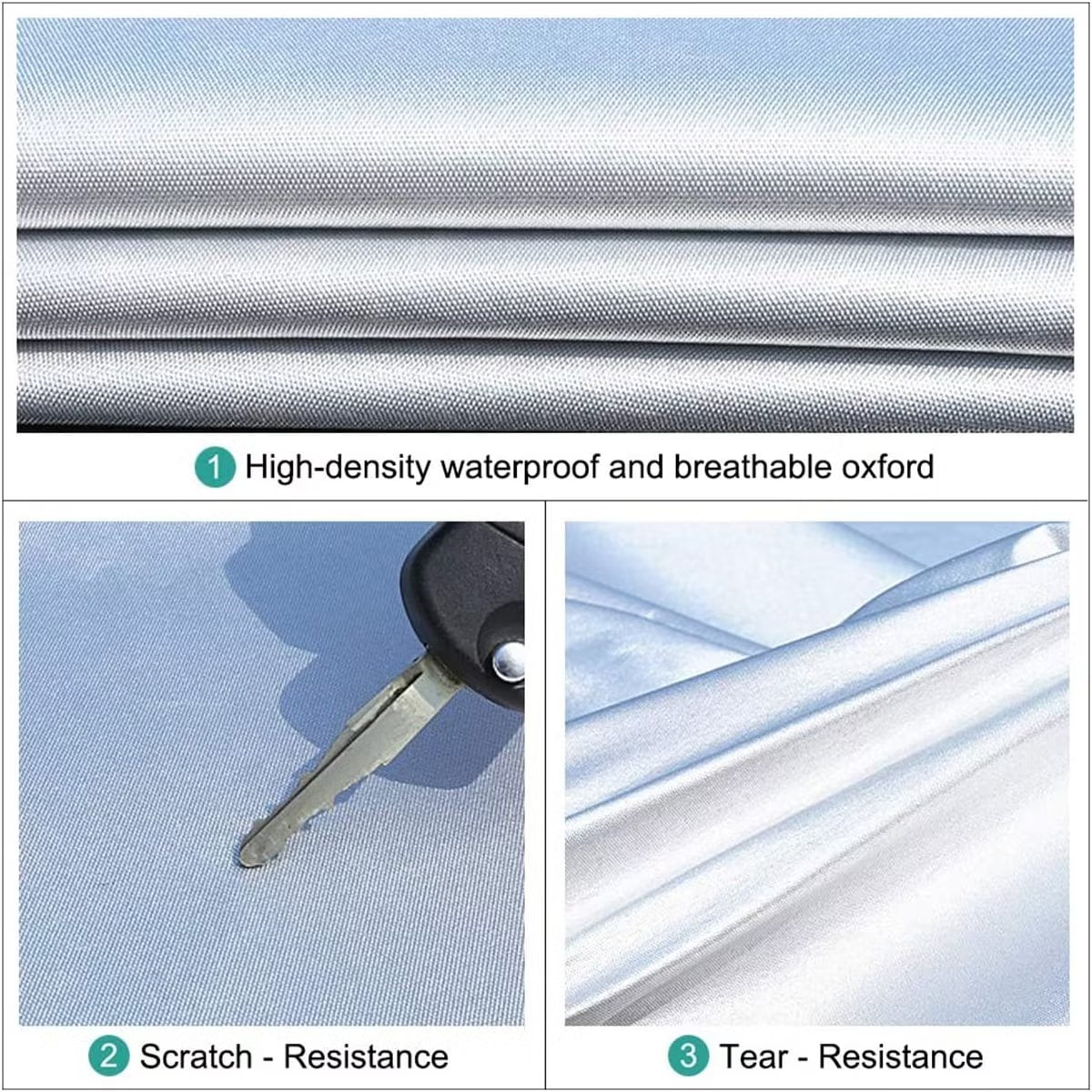 Silver Waterproof SUV Car Cover H948548