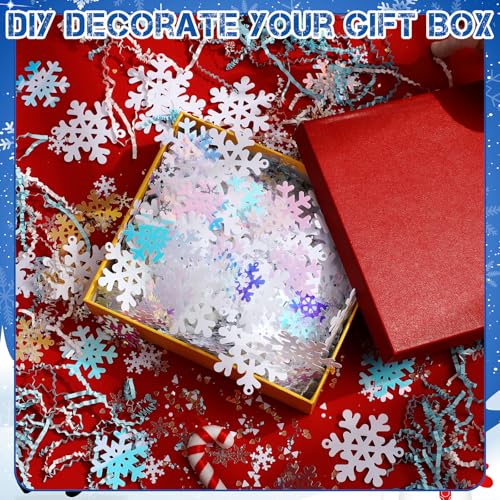 1 Lb Snowflake Glitter Confetti Table Scatter, 2 Pack Q704083