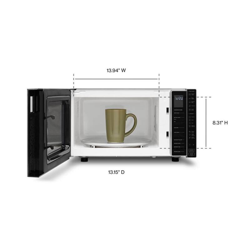 1.1 cu. ft. Countertop Microwave in Silver K64660