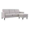 Light Gray Linen Sofa Sectional K983