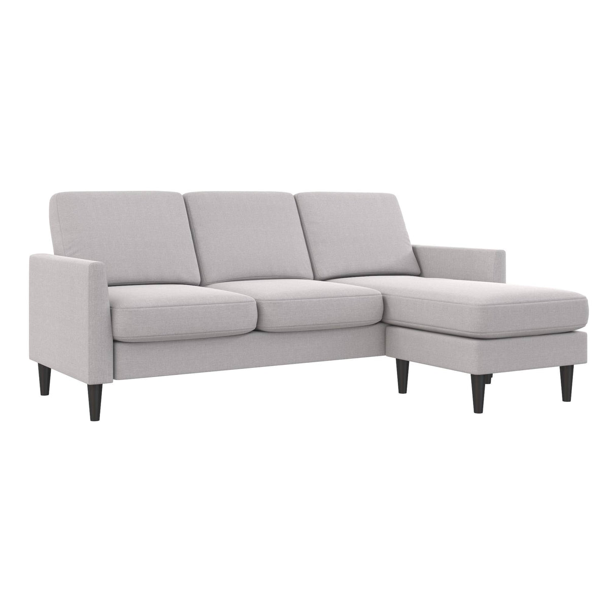 Light Gray Linen Sofa Sectional K983