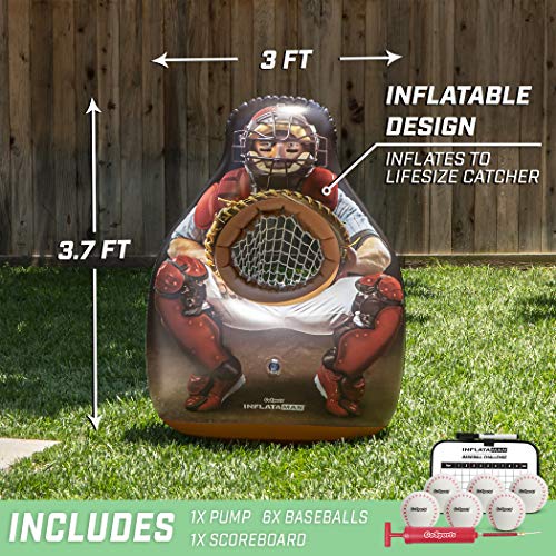 Inflatable Baseball Toss Challenge Pitching Game H5345