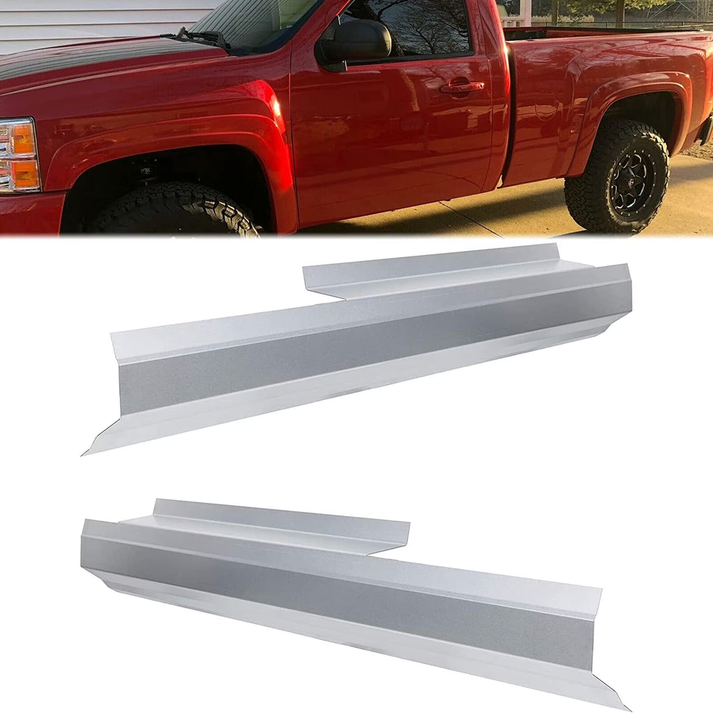 Slip-on Rocker Panels Replacement for 2007-2013 Chevy Silverado GMC Sierra 2 Door Standard Cab H7437