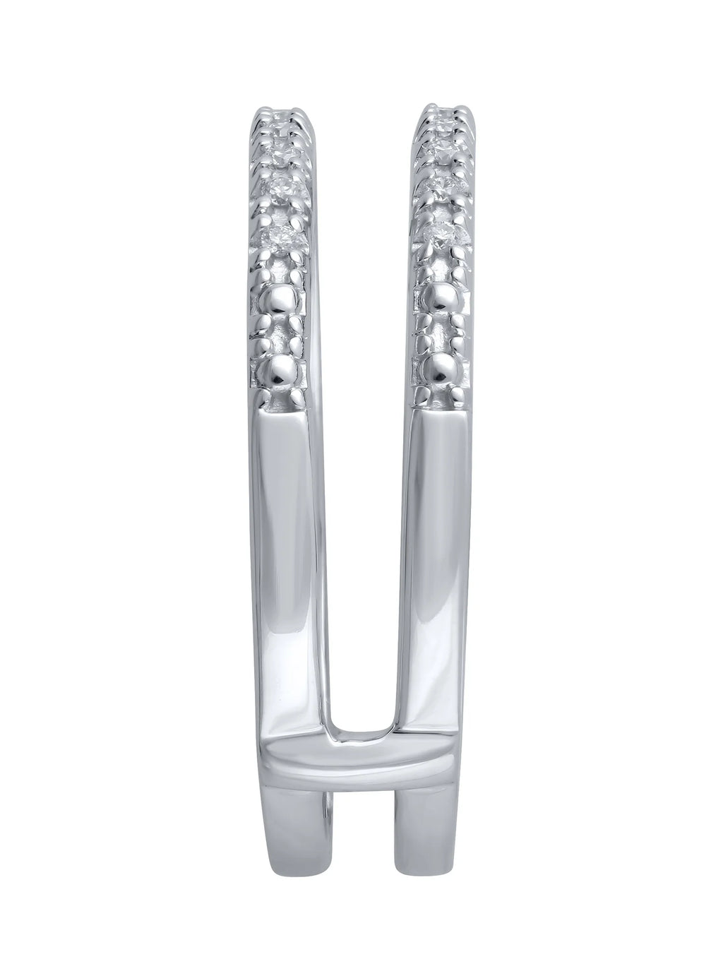 10kt White Gold Diamond Enhancer Ring, Size 7 N24942