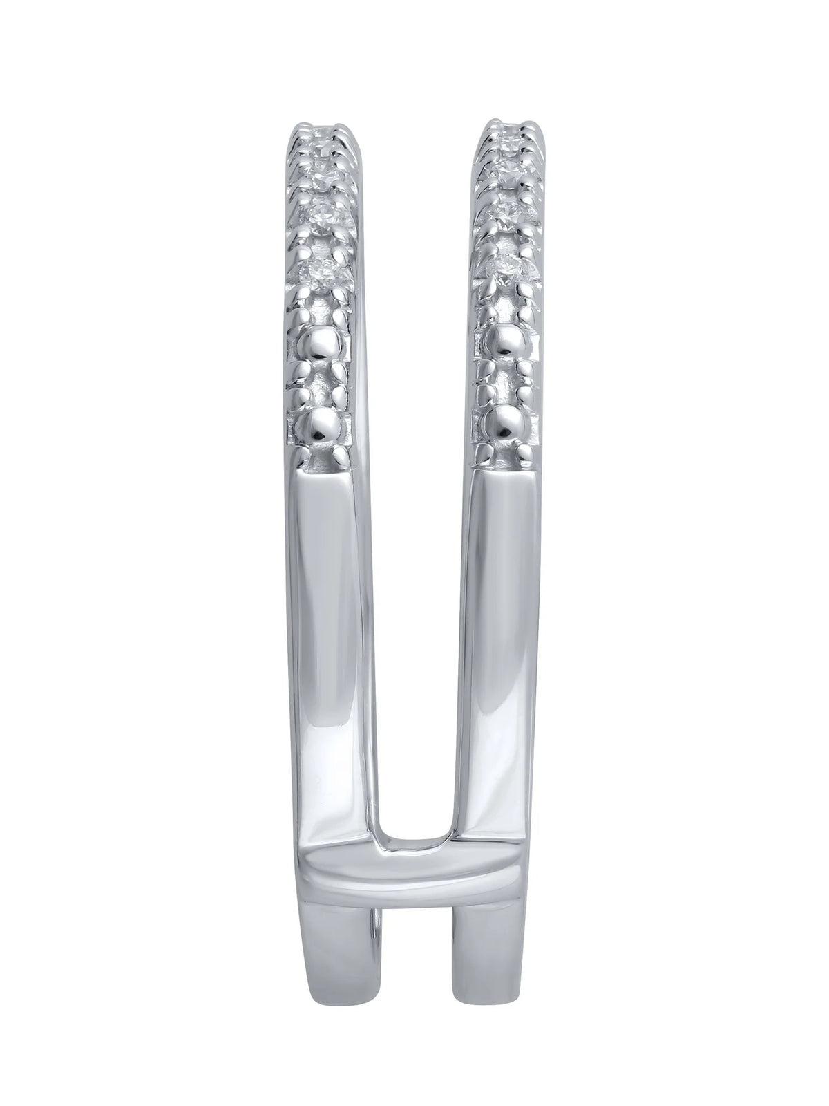 10kt White Gold Diamond Enhancer Ring, Size 7 N24942