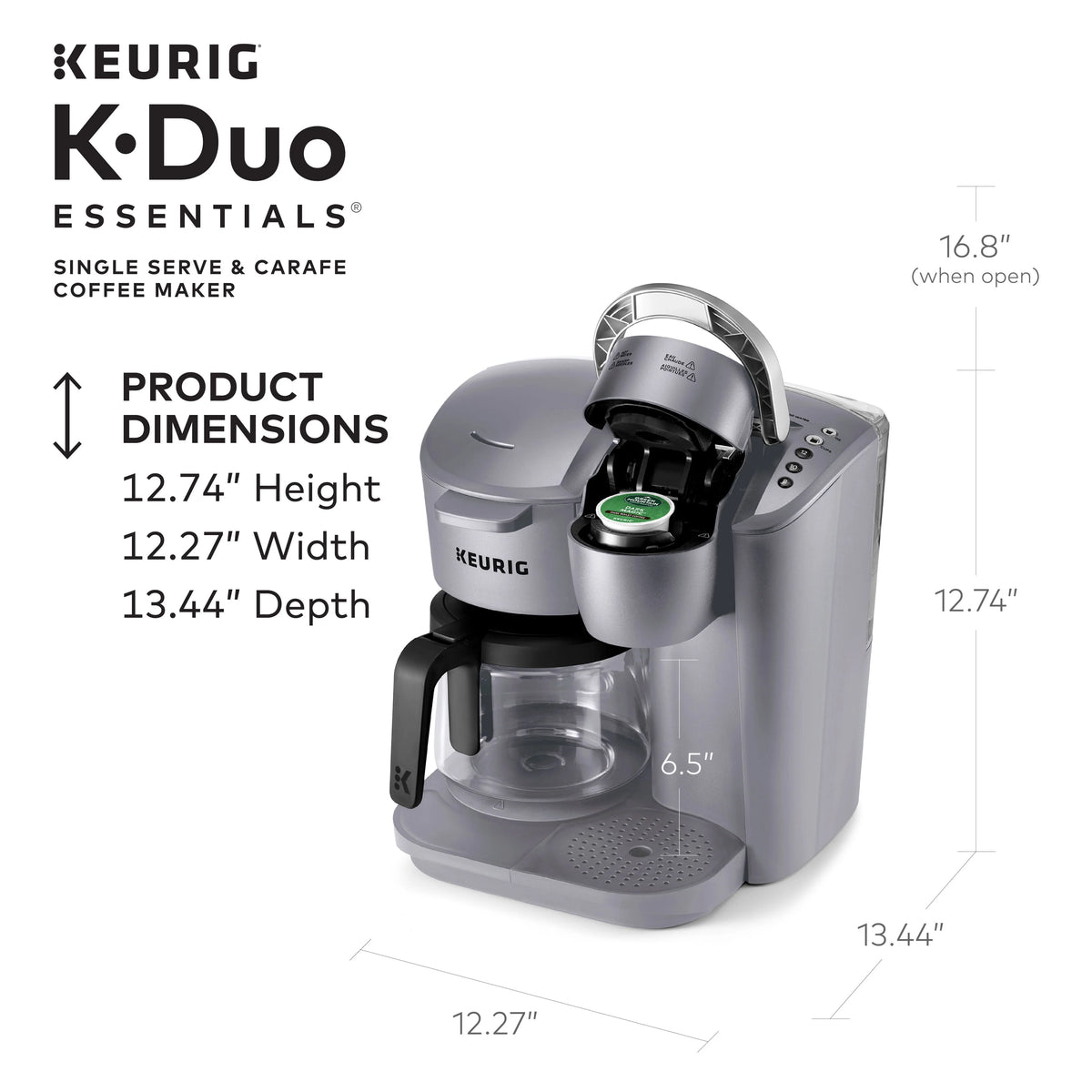 Black Single-Serve Coffee Maker M263