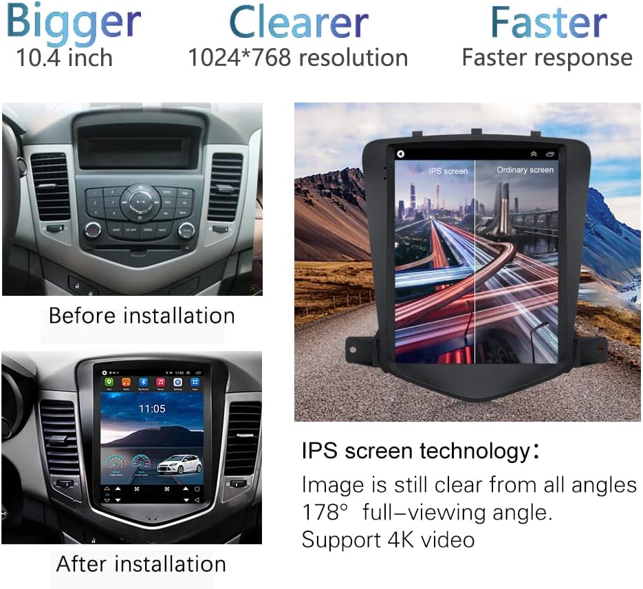 10.4 Inch Touchscreen Car Stereo Radio with Bluetooth J841