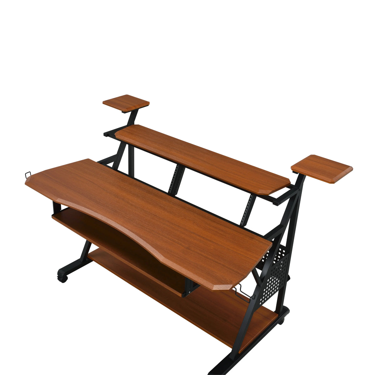 Cherry & Black Desk W493