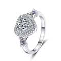 1 ct Moissanite Diamond Engagement Ring I865