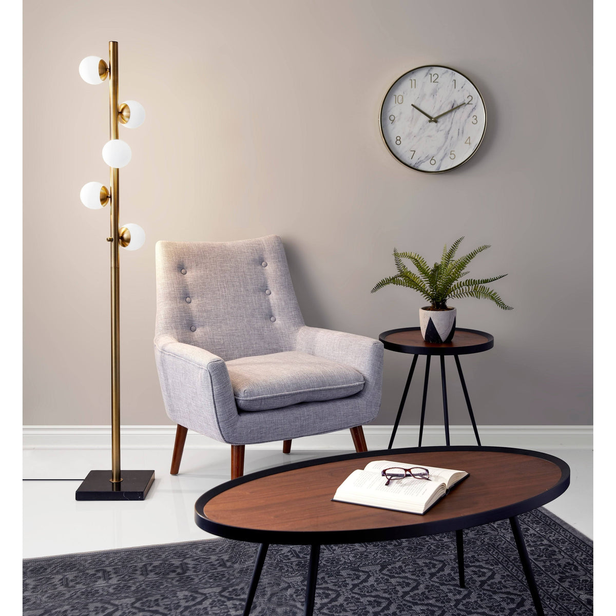 Walnut End Table B117001