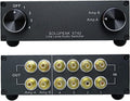4-Way RCA Audio Switch Splitter Box F4684