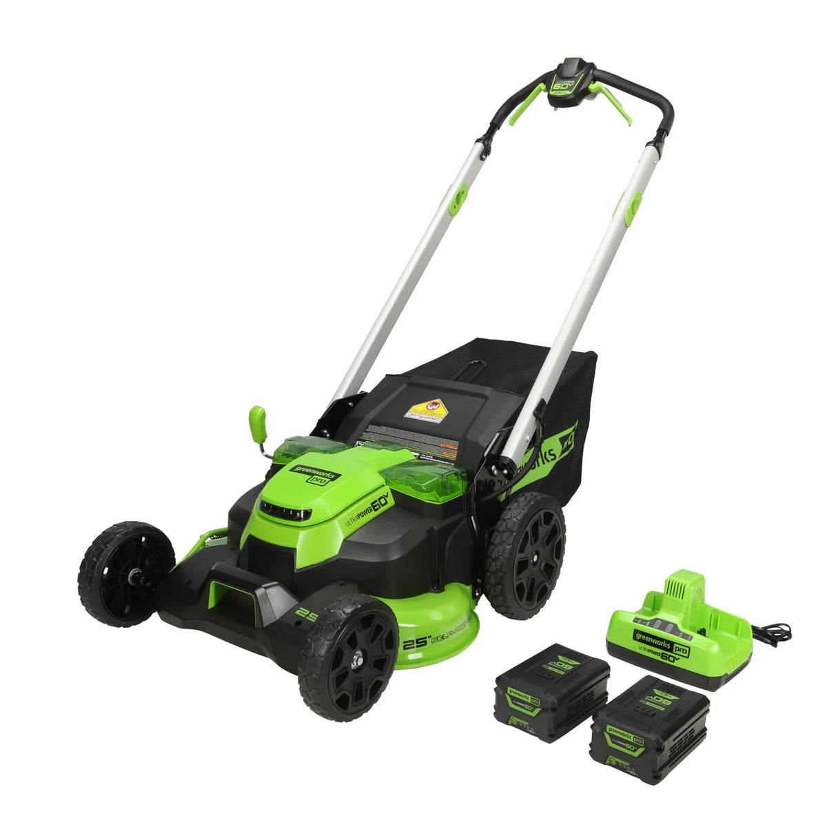 60V Cordless Self-Propelled Lawn Mower with 4.0Ah Batteries W2619
