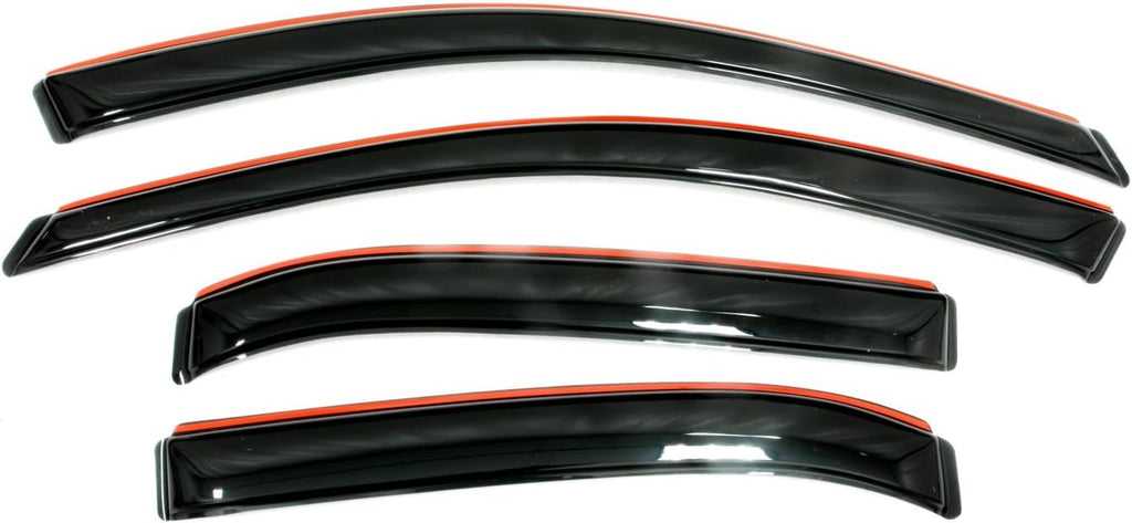 4-Piece Dark Smoke Side Window Deflector F79221