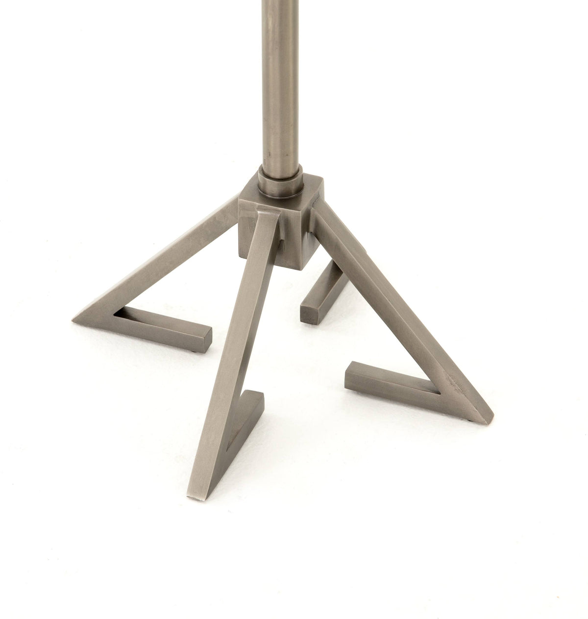 Antique Pewter Adjustable Accent Table M155