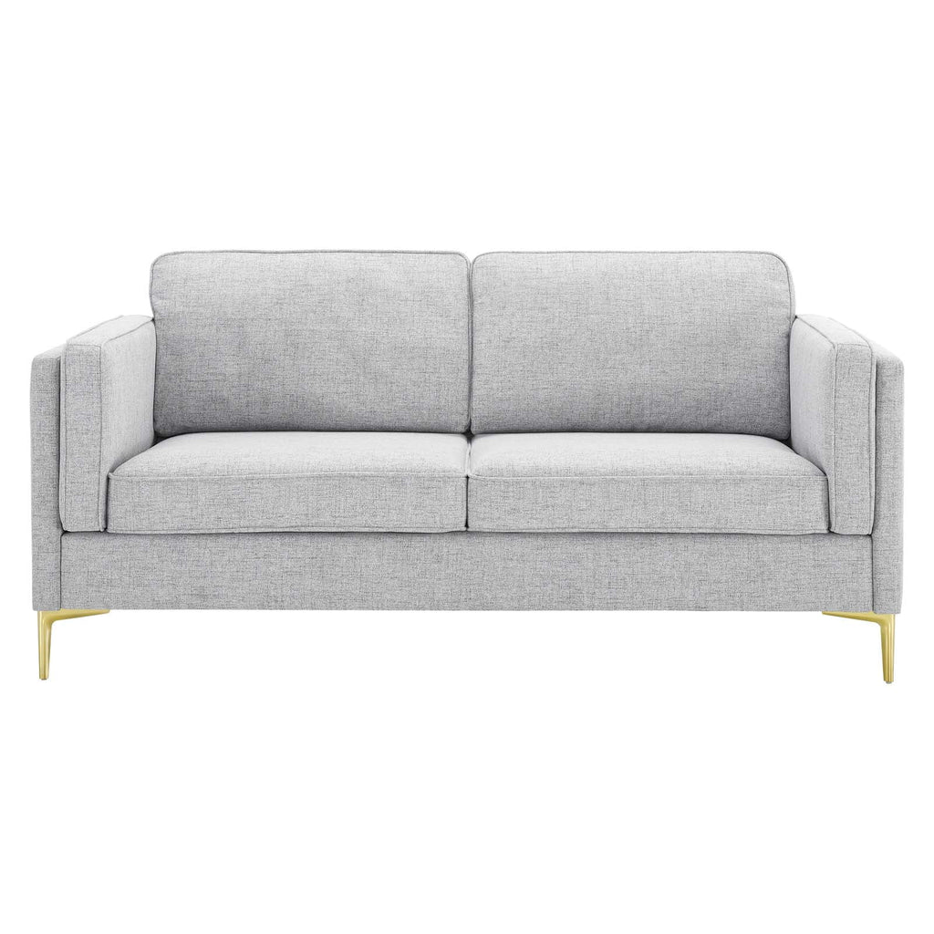 Light Grey Fabric Sofa C77258