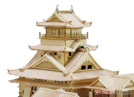1/150 Kochi Castle Wooden Model Assembly Kit S6594