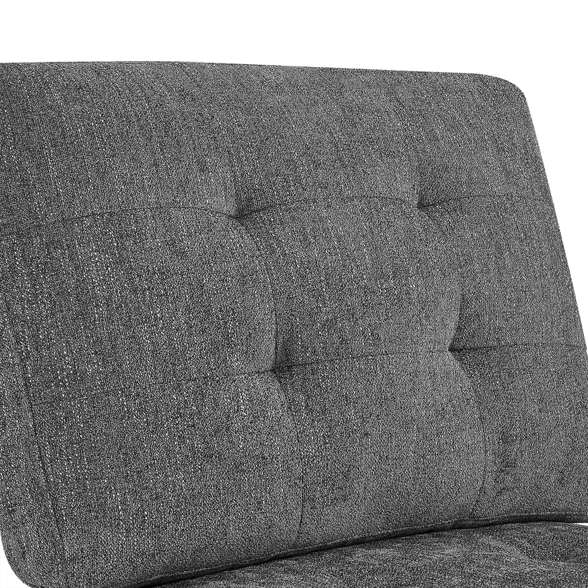 Grey Chenille Corner Sofa Q307