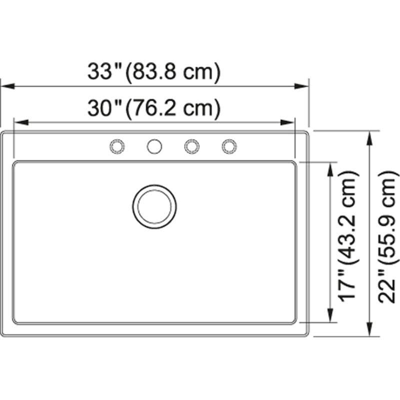 Mocha Undermount Granite Kitchen Sink G653799