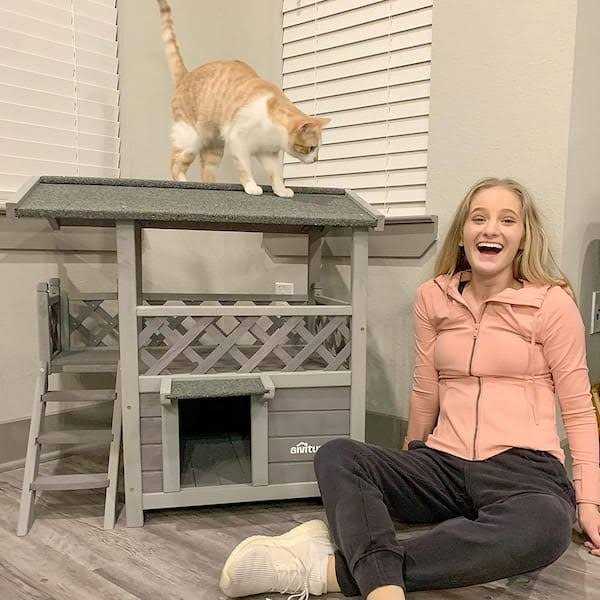 Outdoor & Indoor Cat House U20394