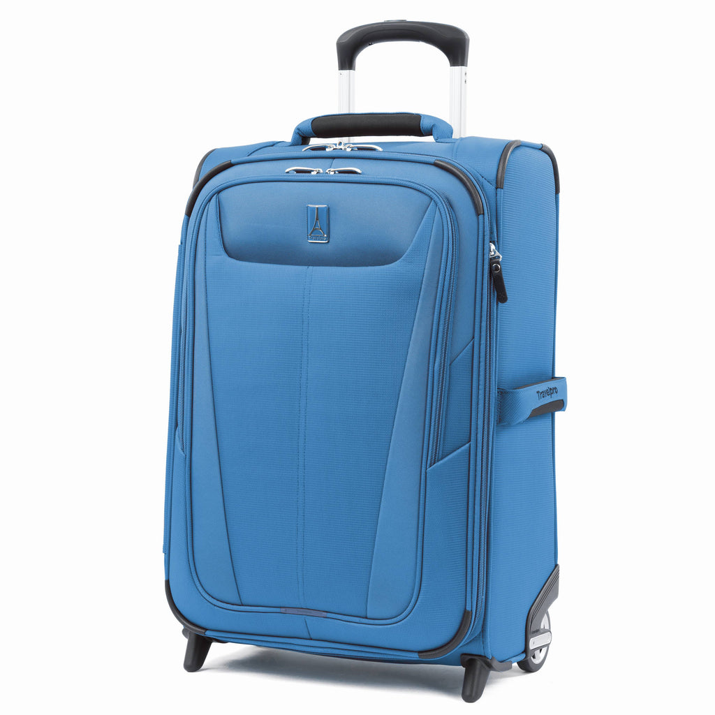 Azure Blue Expandable Carry On Rollaboard D594