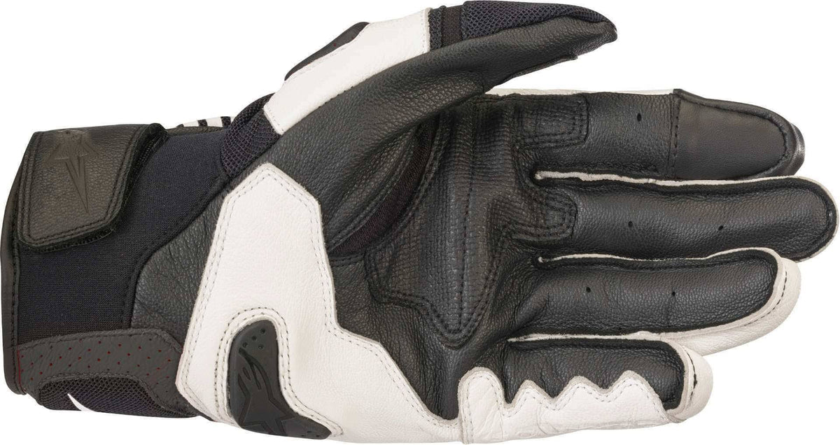 Black White Carbon Gloves S367637