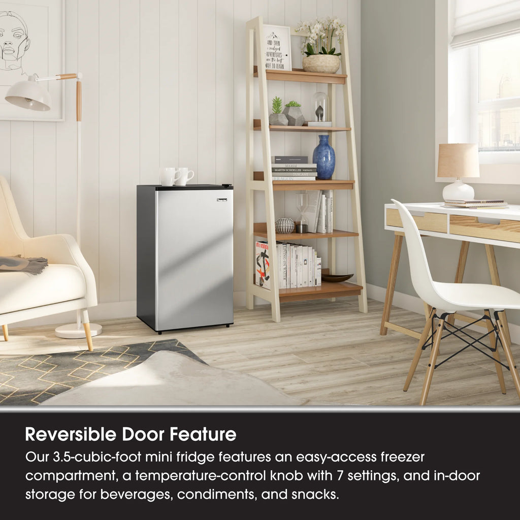 18.5 inch 3.5 Cu. ft. Compact Refrigerator Single Door J281
