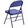 Cobalt Blue Metal Folding Chair V744375