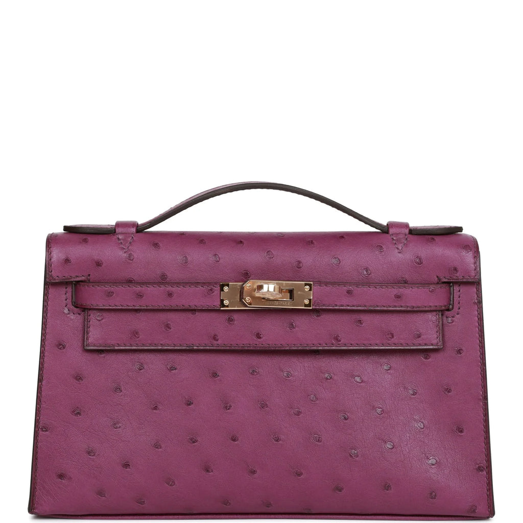 Anemone Ostrich Pochette V517