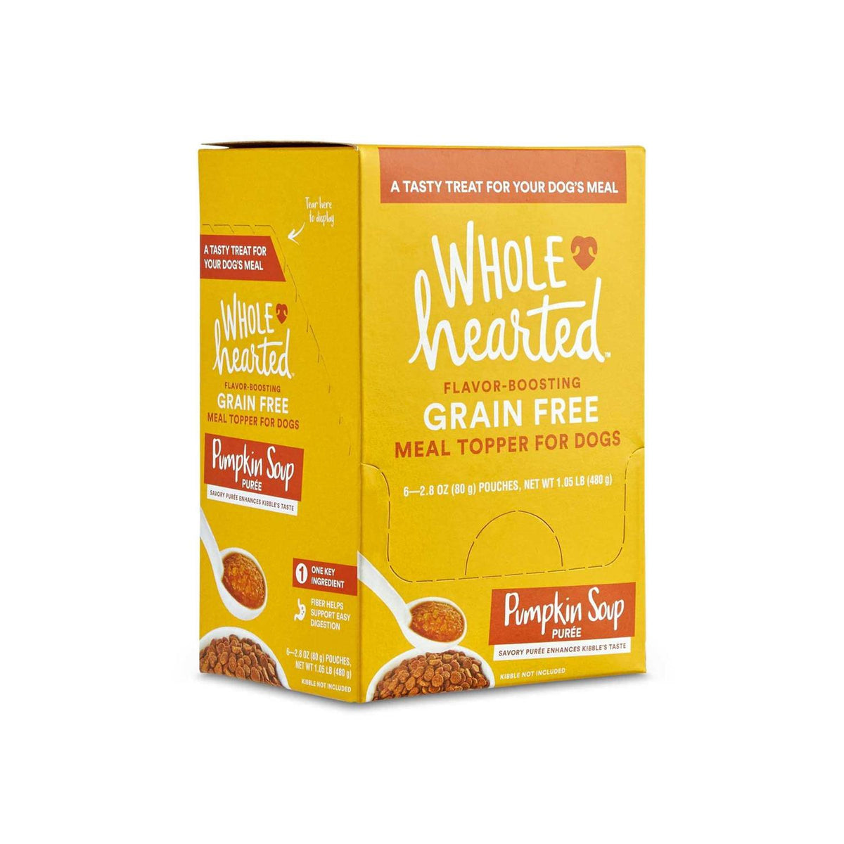 Pumpkin Soup Puree Dog Meal Topper N427