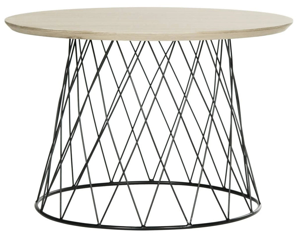 Light Grey Wood End Table N38256