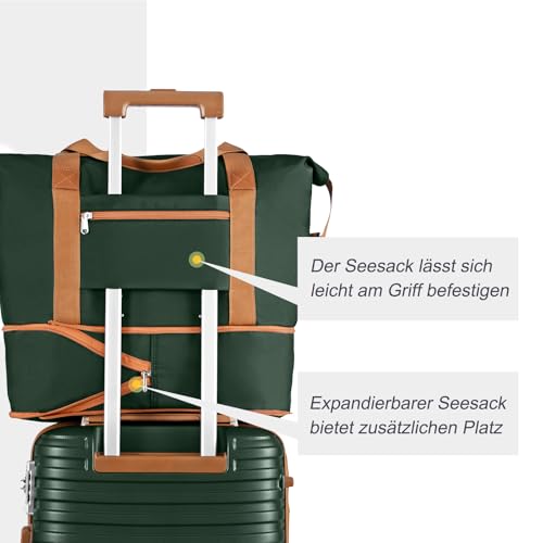 20 Inch Expandable Spinner Wheel Hard Shell Luggage Set with TSA Lock Y682079