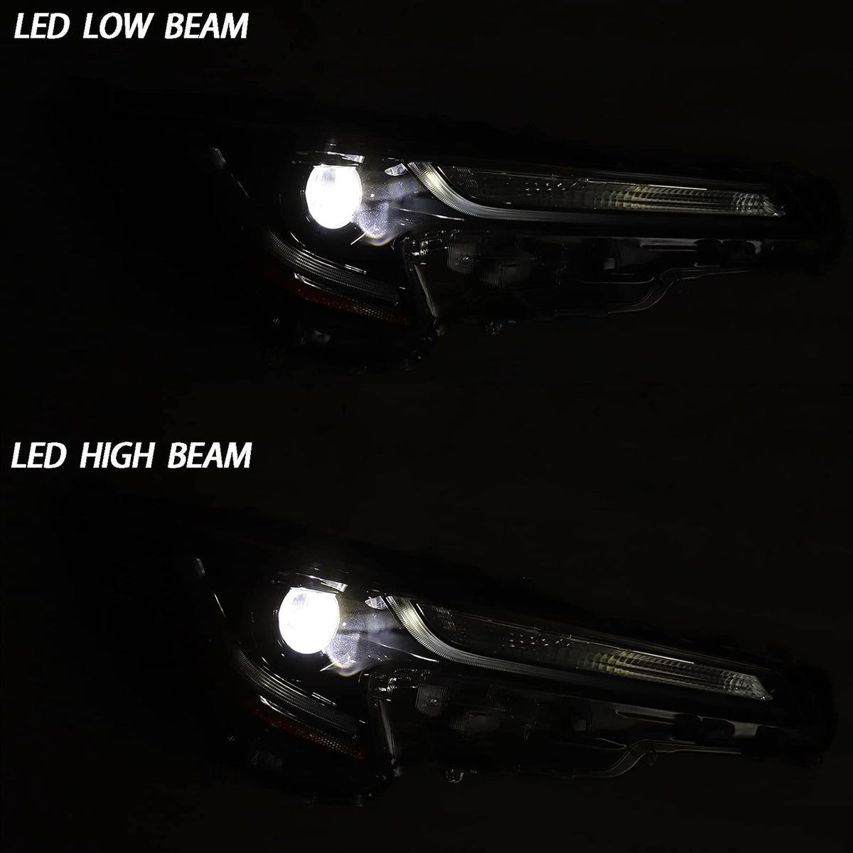 Passenger Side Headlight Assembly for 2020-2021 Toyota Corolla L LE E976