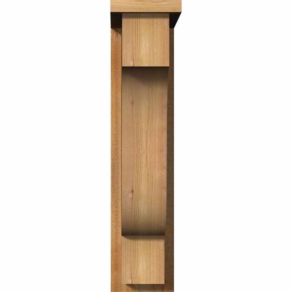 Rough Sawn Corbel with Backplate, Western Red Cedar D907149