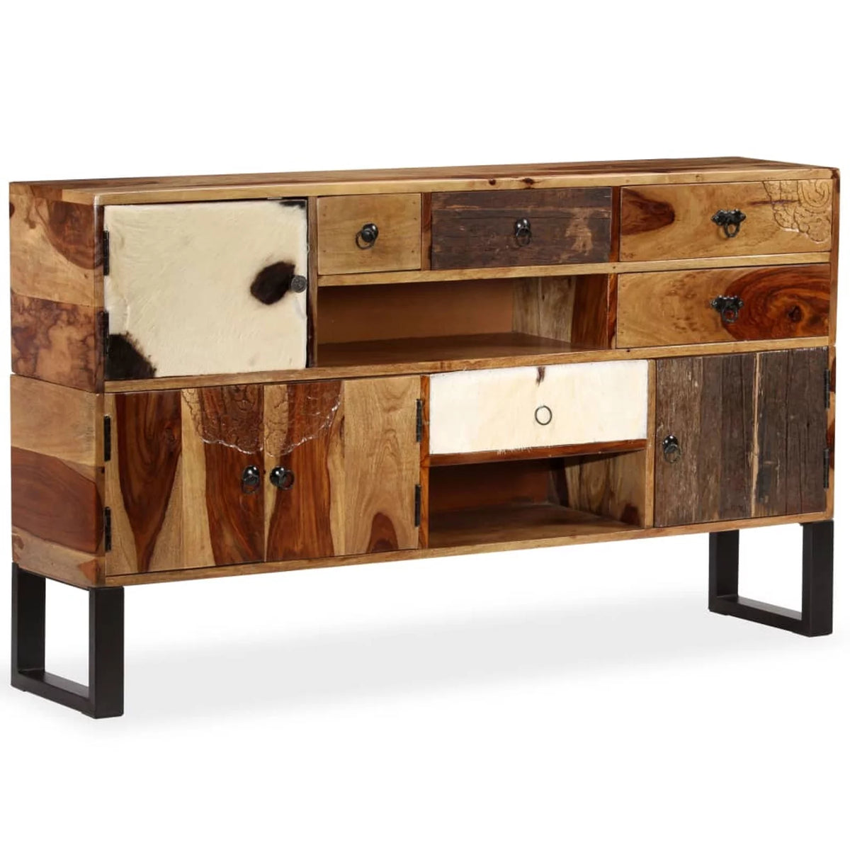 Solid Sheesham Wood Sideboard L60979