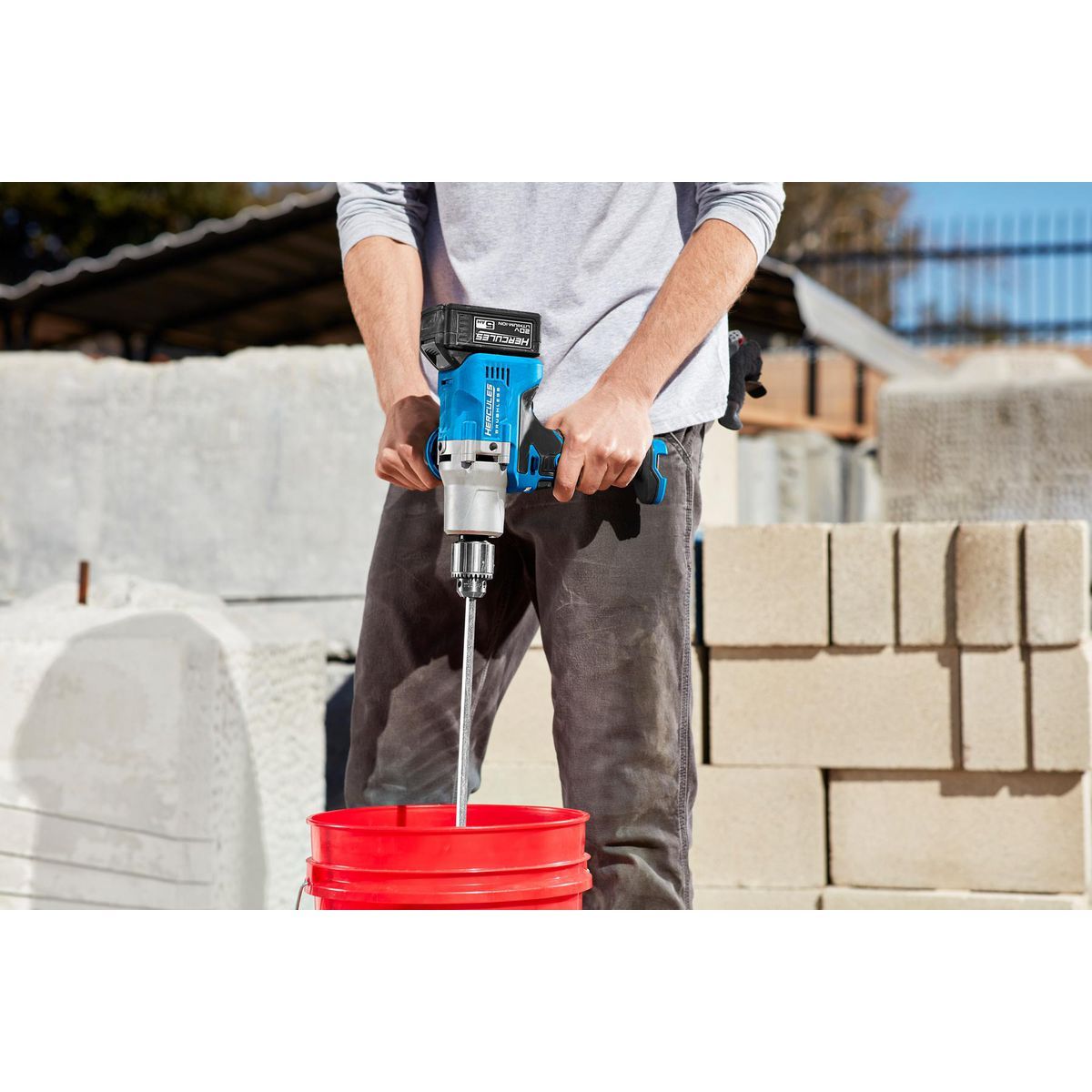 20V Brushless Cordless 1/2 in. Mud Mixer P228265