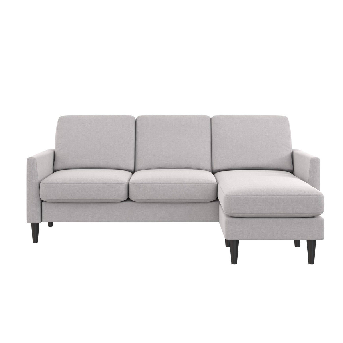 Light Gray Linen Sofa Sectional K983