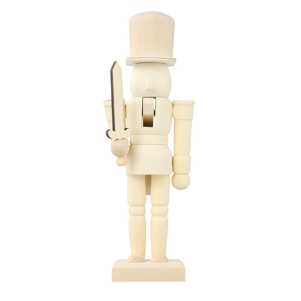 Unfinished Wooden Nutcracker Doll W257350