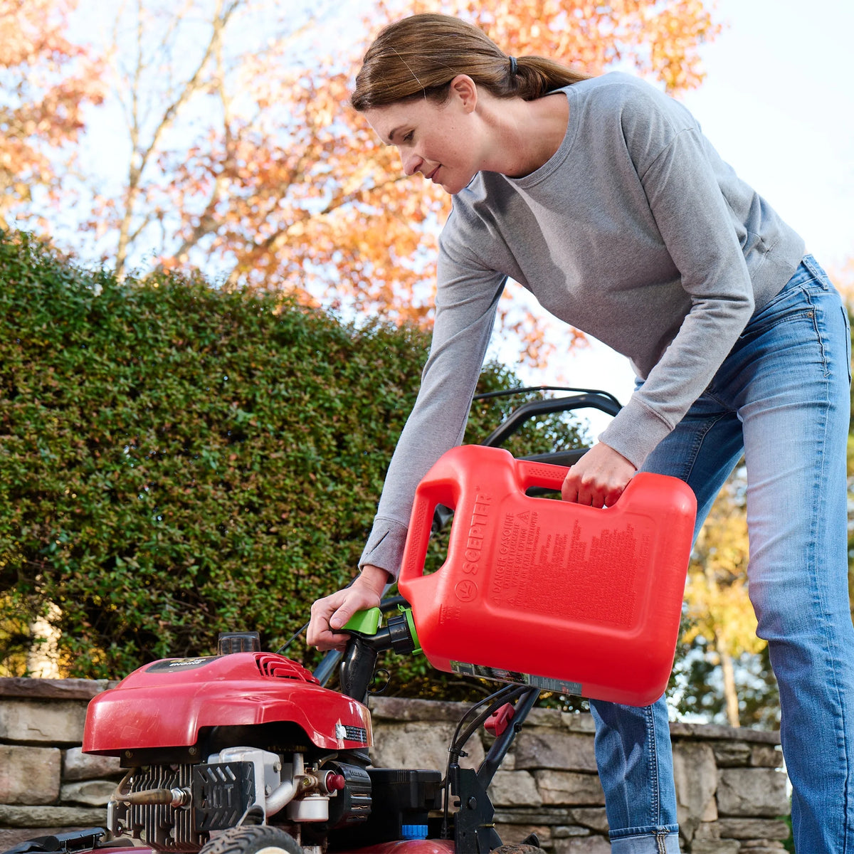 5 Gallon Gasoline Can Jug with Funnel B418