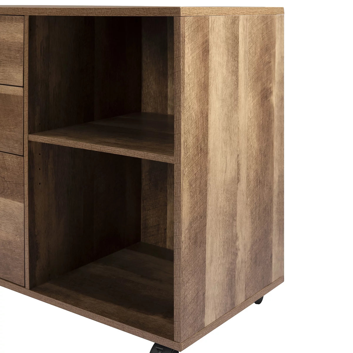 White 5 Drawer Storage Cabinet with Shelf H11029