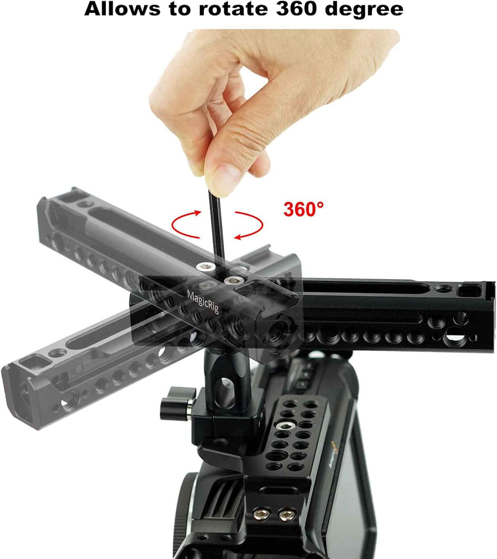 BMPCC 4K & 6K Cage with Rotating NATO Handle, T5 SSD Mount H8880