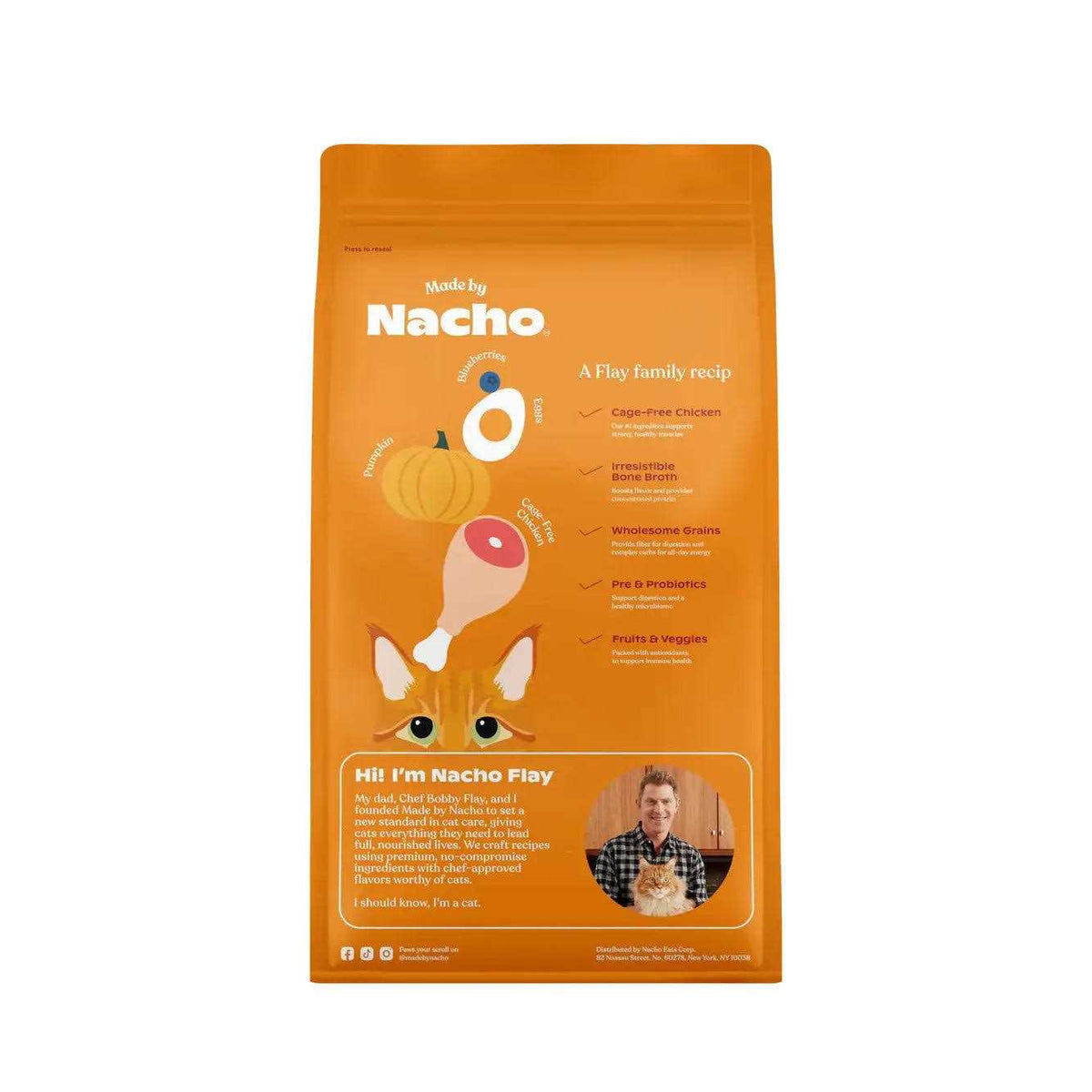 Cage-Free Chicken & Pumpkin Recipe Dry Cat Food T982370