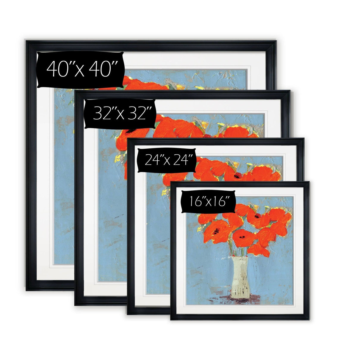 Framed Giclee Print 38x38 A6985