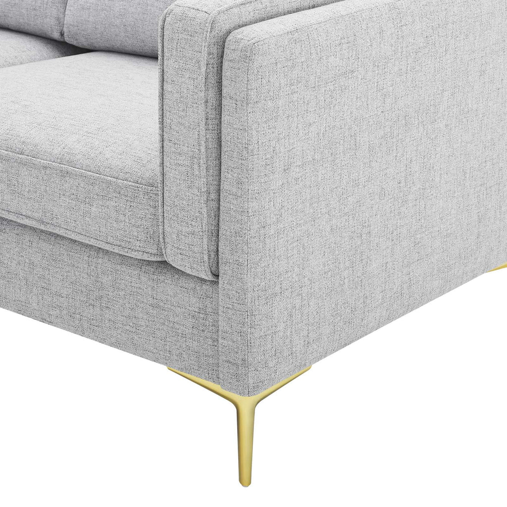 Light Grey Fabric Sofa C77258