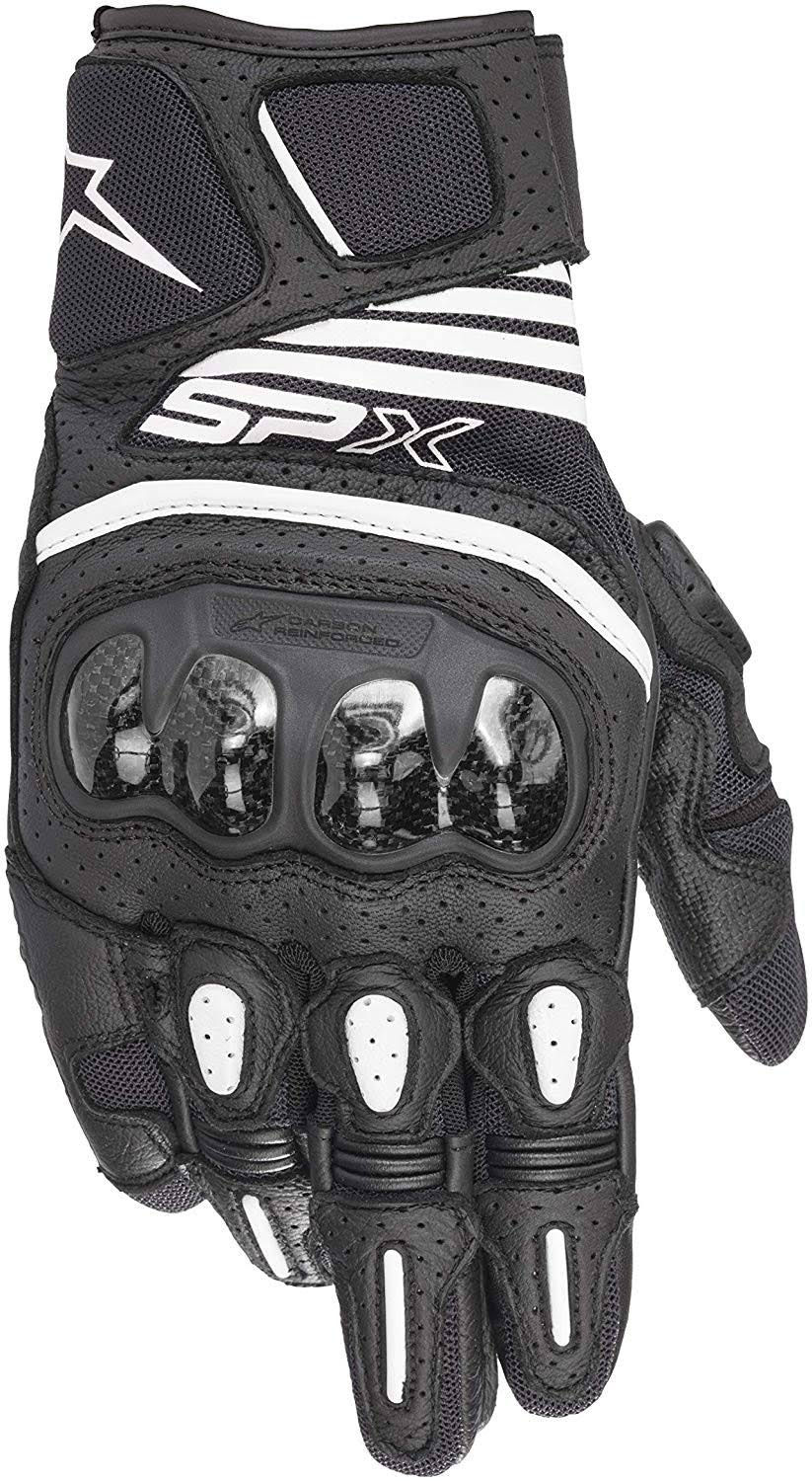 Black White Carbon Gloves S367637