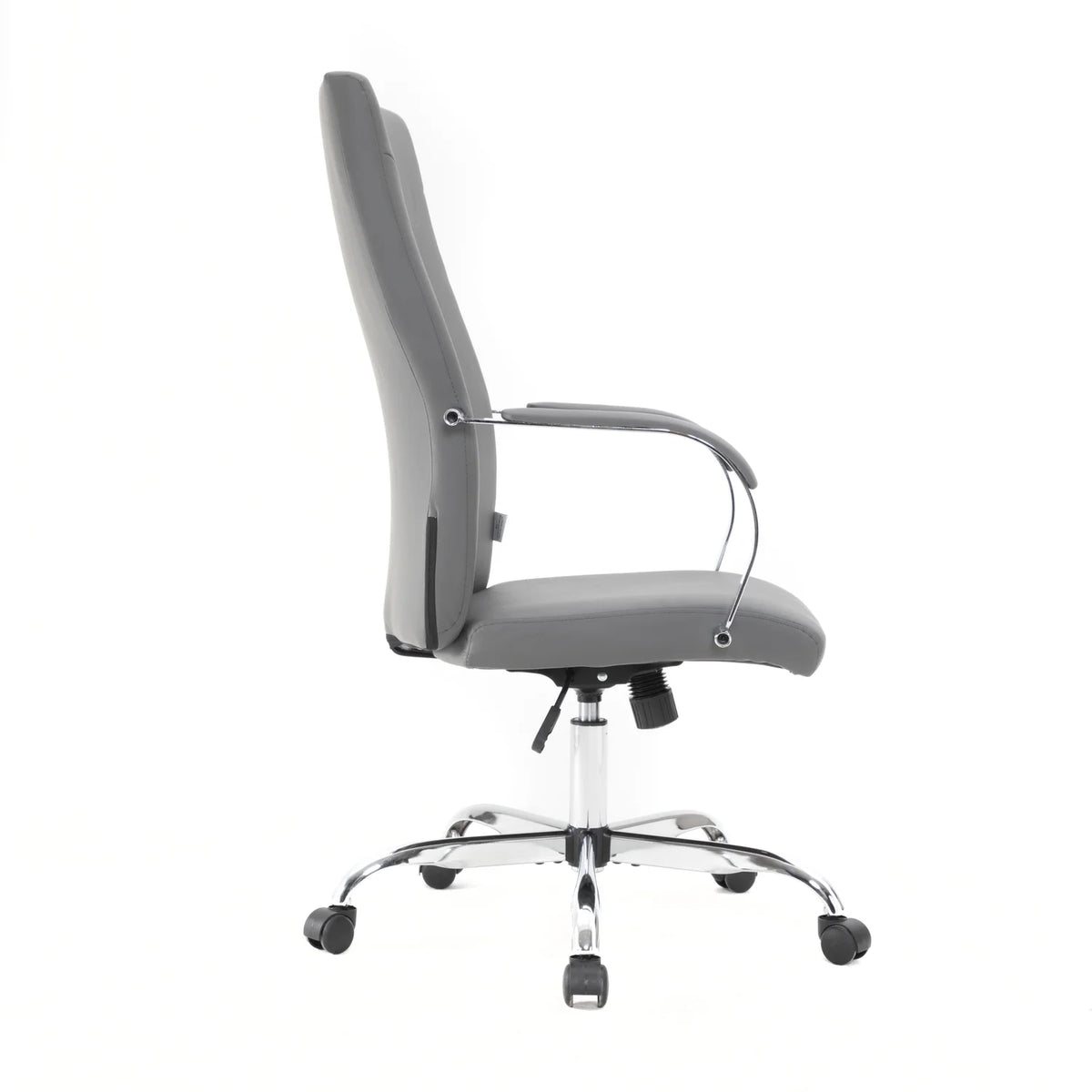 Adjustable Height Leather Office Chair with Tilt & 360 Degree Swivel H136