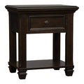 Pure White 1 Drawer Nightstand Q1033